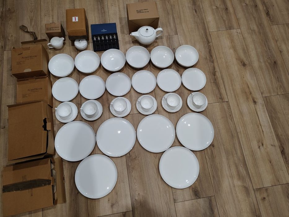 zestaw obiadowo-kawowy z  ALMIDECOR