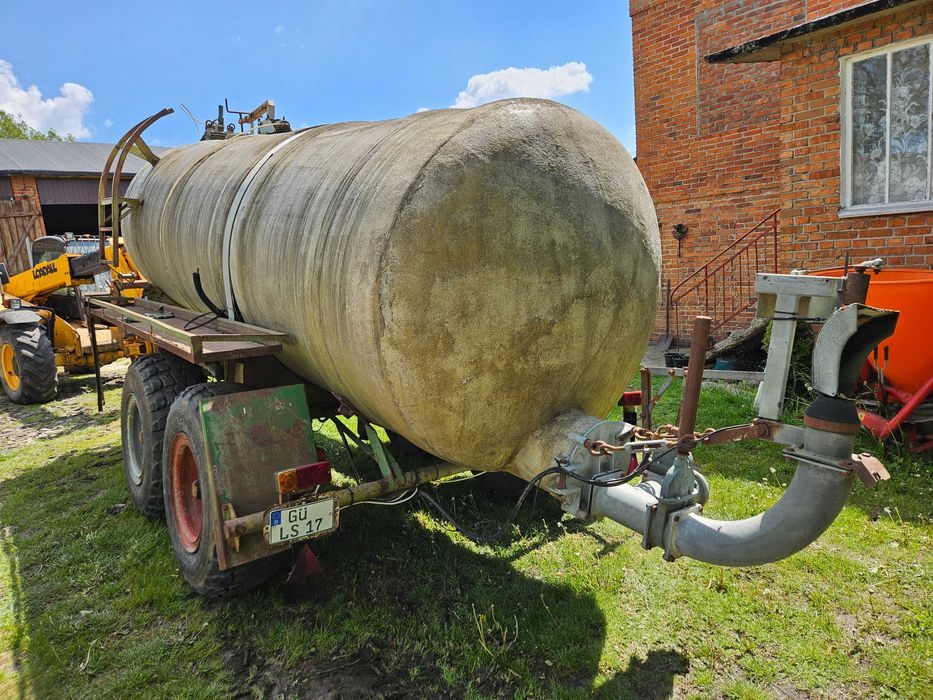 Beczka asenizacyjna HTS 10000,transport.