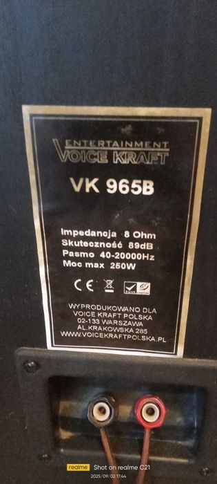 Głośniki i wzmacniacz TECHNICSA 380w