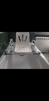 Cadeira de banho giratória para banheira