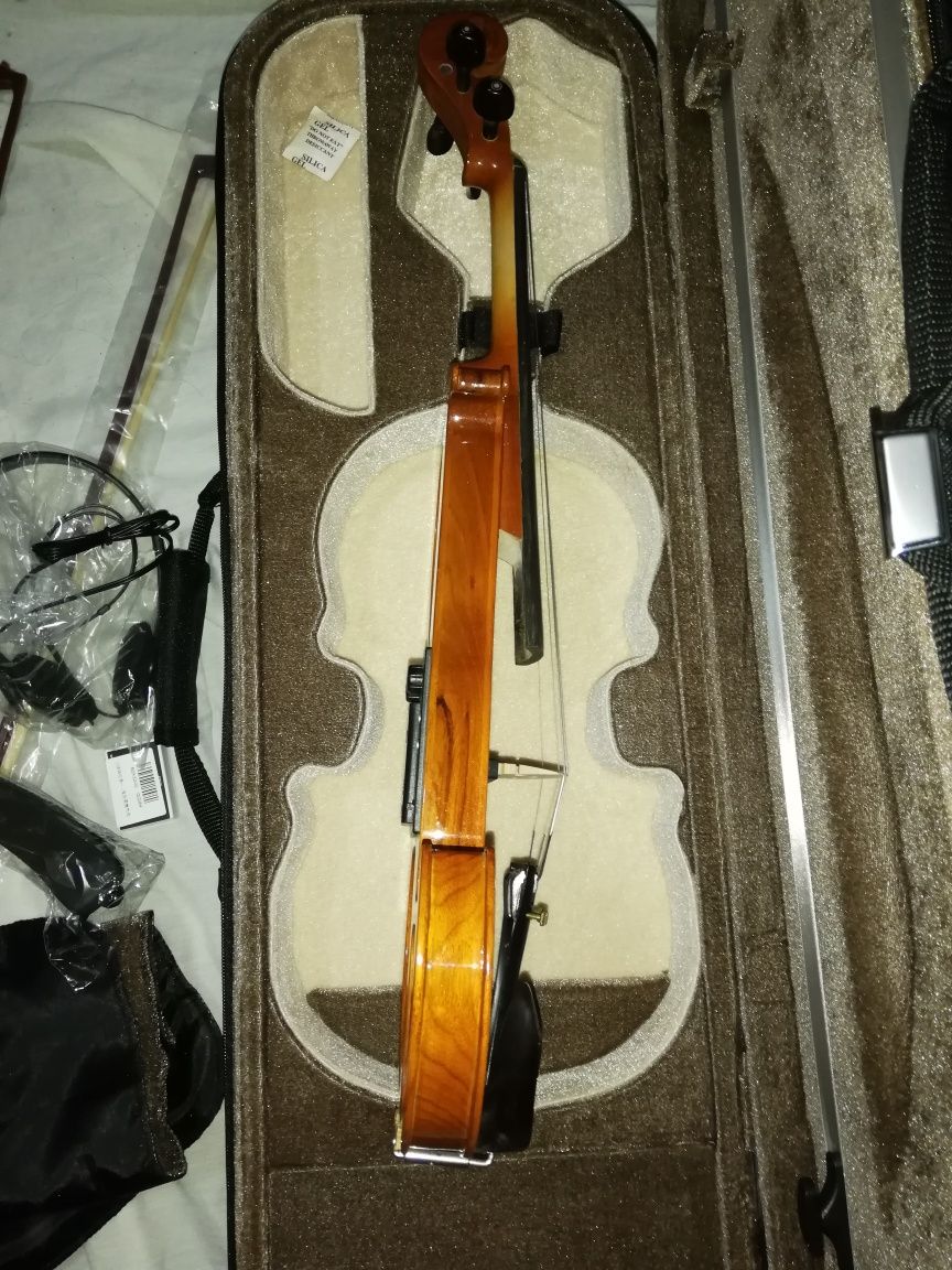 Violino elétrico madeira Yinfente