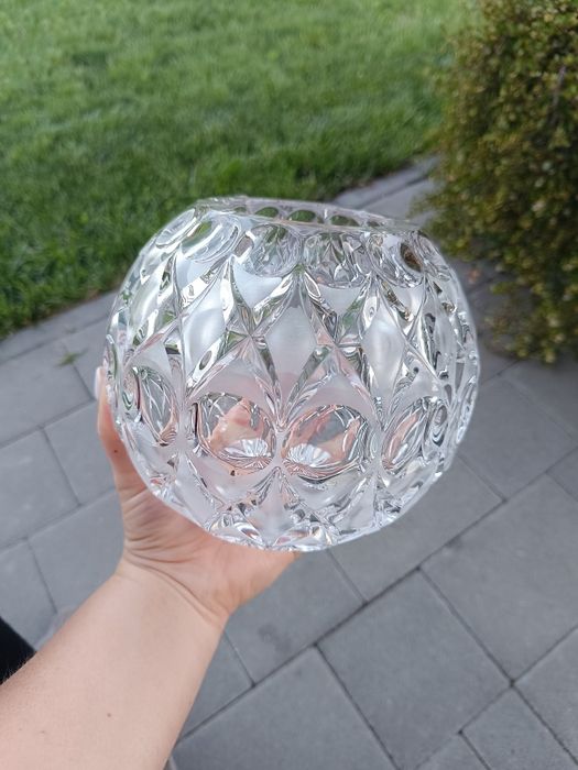 Wazon kryształowy kula Nachtmann