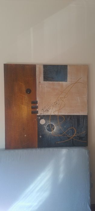 Cuadro pintado a óleo sobre tela.