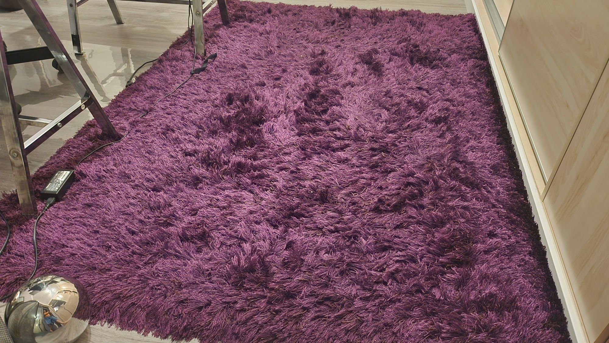 Tapete cor violeta 135x200 cms