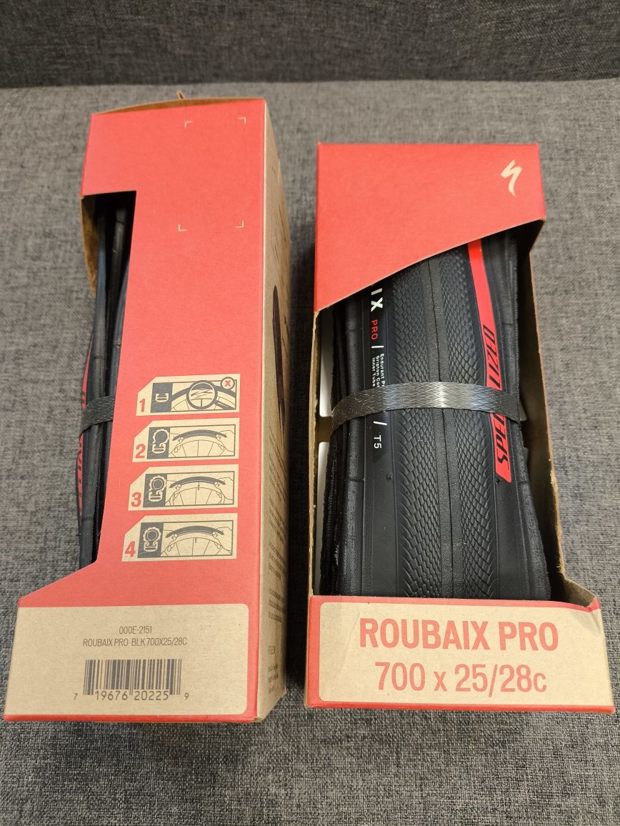 Komplet opon Specialized Roubaix Pro 700 X 25/28c / nowe!