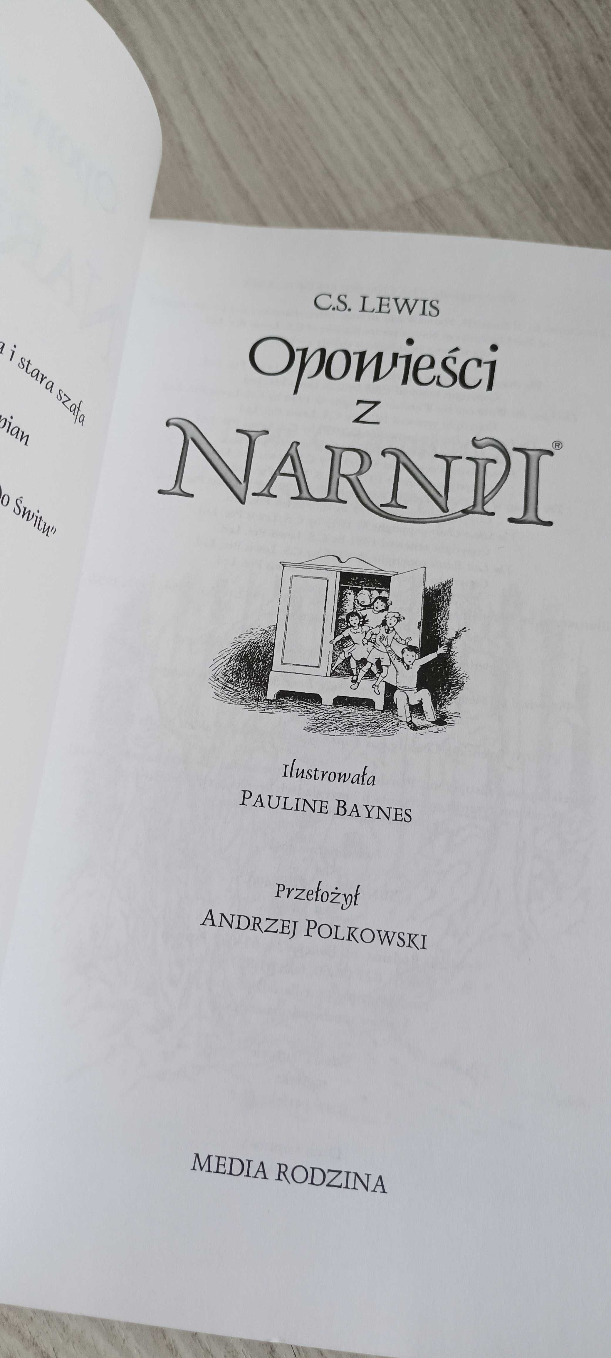 C. S. Lewis Opowieści z Narnii KOMPLET 7 TOMÓW w 1 - DUŻY FORMAT  bdb
