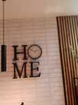 Zegar loft home  czarny