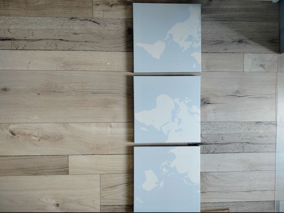 Zestaw tryptyk obraz świat IKEA