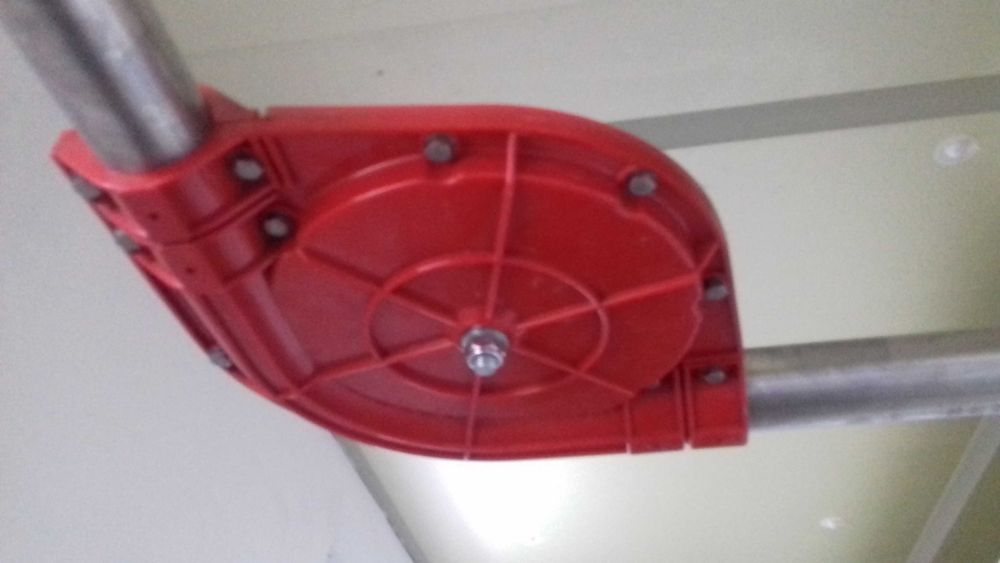 Kolano zakręt zwrotnica do paszociągu koralikowego łańcuchowego  fi 60