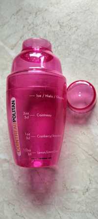 Shaker do drinków napojów Cointreau Cointreaupolitan różowy PVC