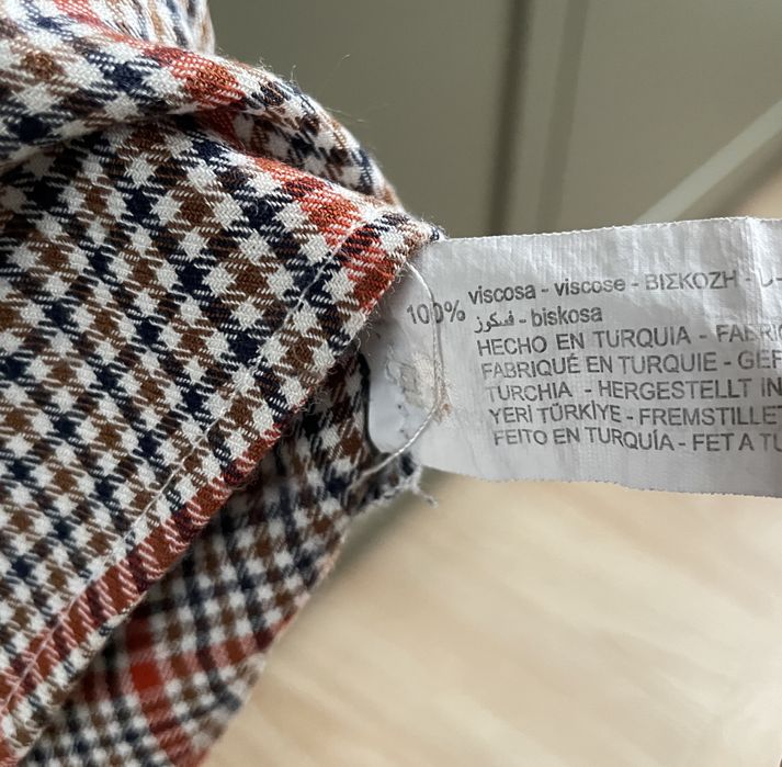 BERSHKA / koszula bluzka oversize boho / M 38