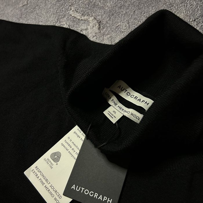 Чоловіча шерстяна водолазка Marks&Spencer (autograph) XL-розмір НОВА