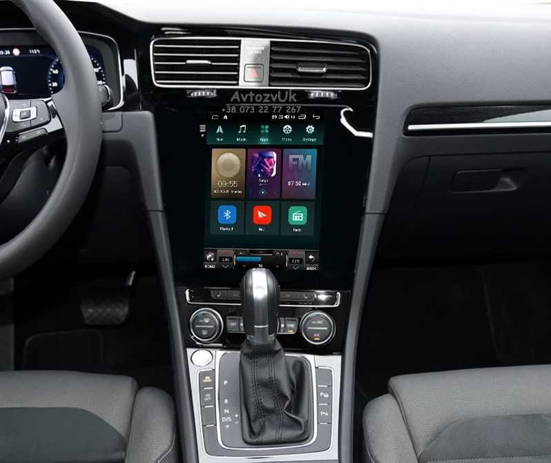 Android GOLF 7 Volkswagen Гольф VW Tesla 2 дин GPS CarPlay Магнитола