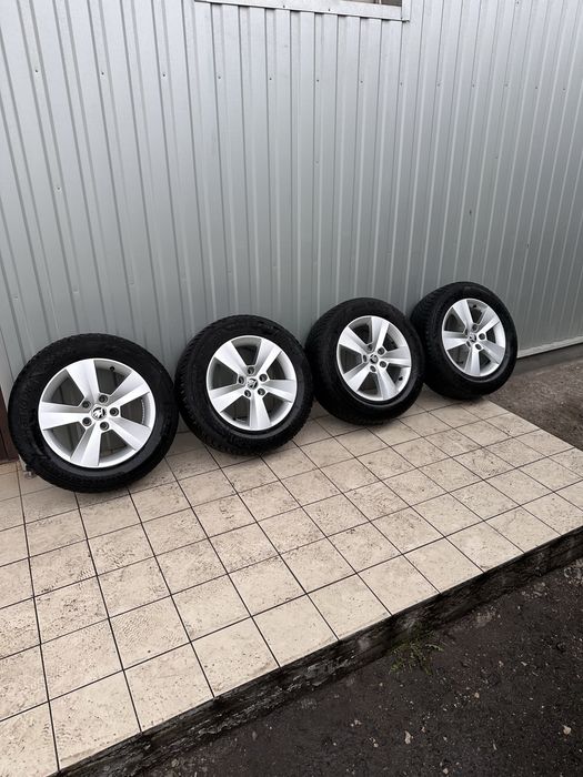 Диски легкосплавные титановые skoda superb volkswagen 5x112 16r