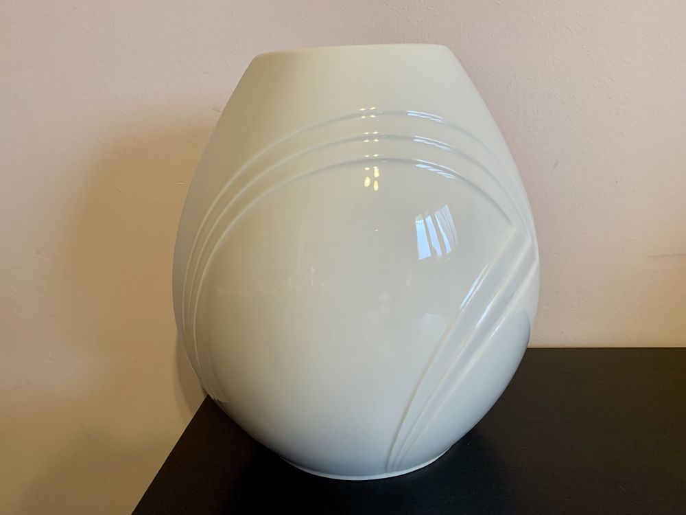Porcelana Keiser duży wazon z białej porcelany