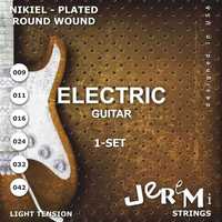 Struny do gitary elektrycznej JEREMI EG0942 (09-42)