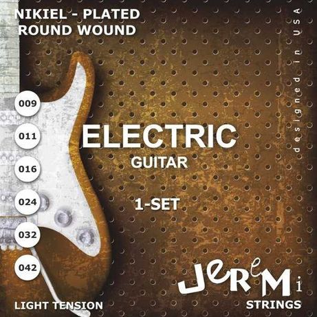 Struny do gitary elektrycznej JEREMI EG0942 (09-42)