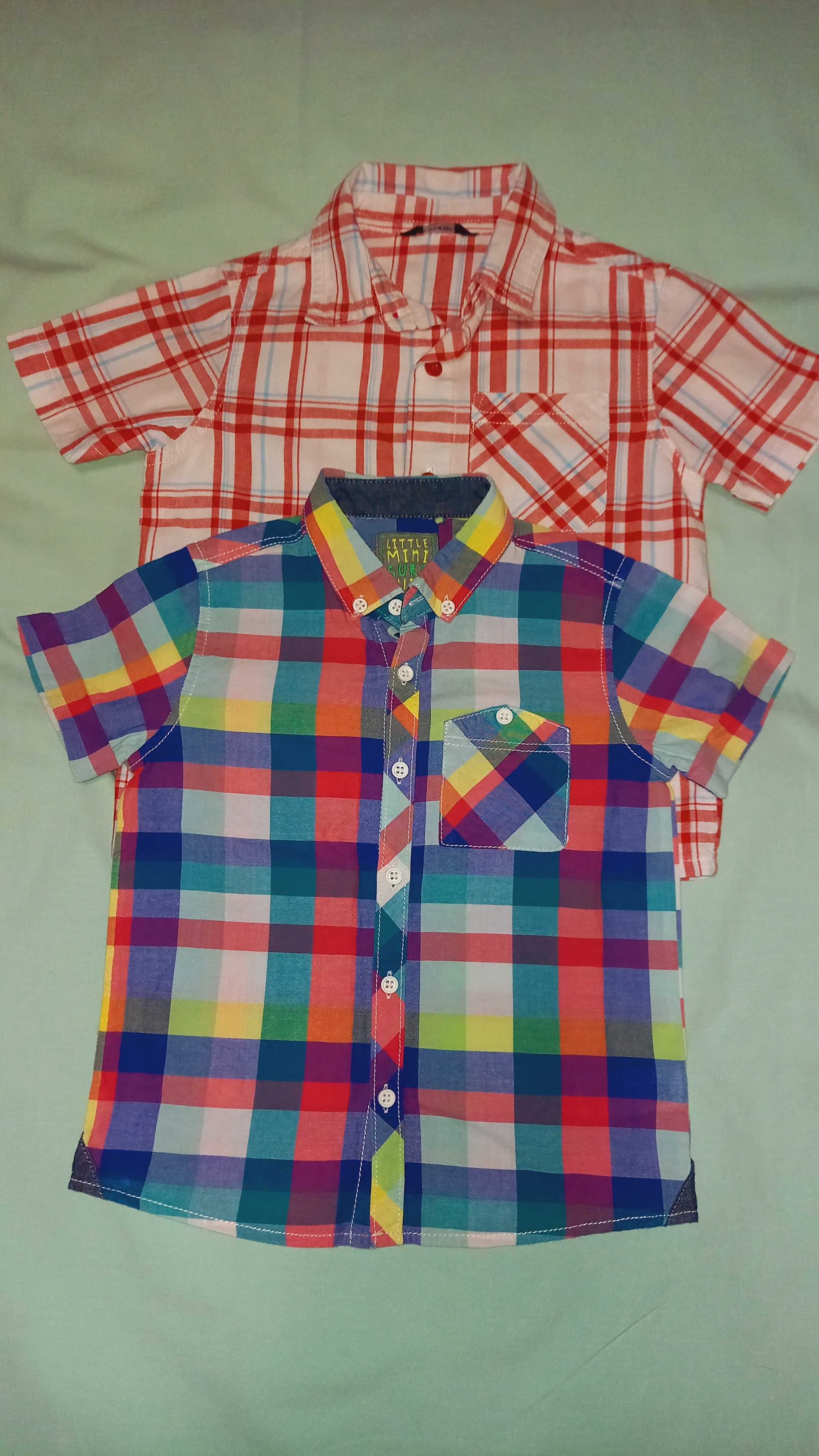 Набор рубашек для мальчика 3-4 года.