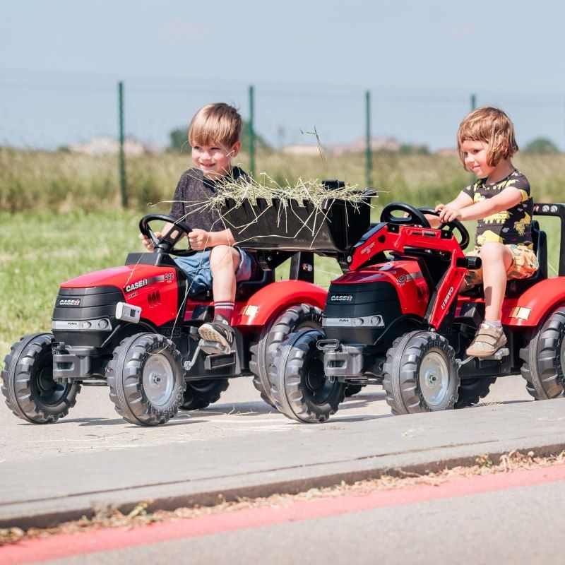 Traktor na Pedały  gokart Czerwony Duży z Przyczepką od 3 lat