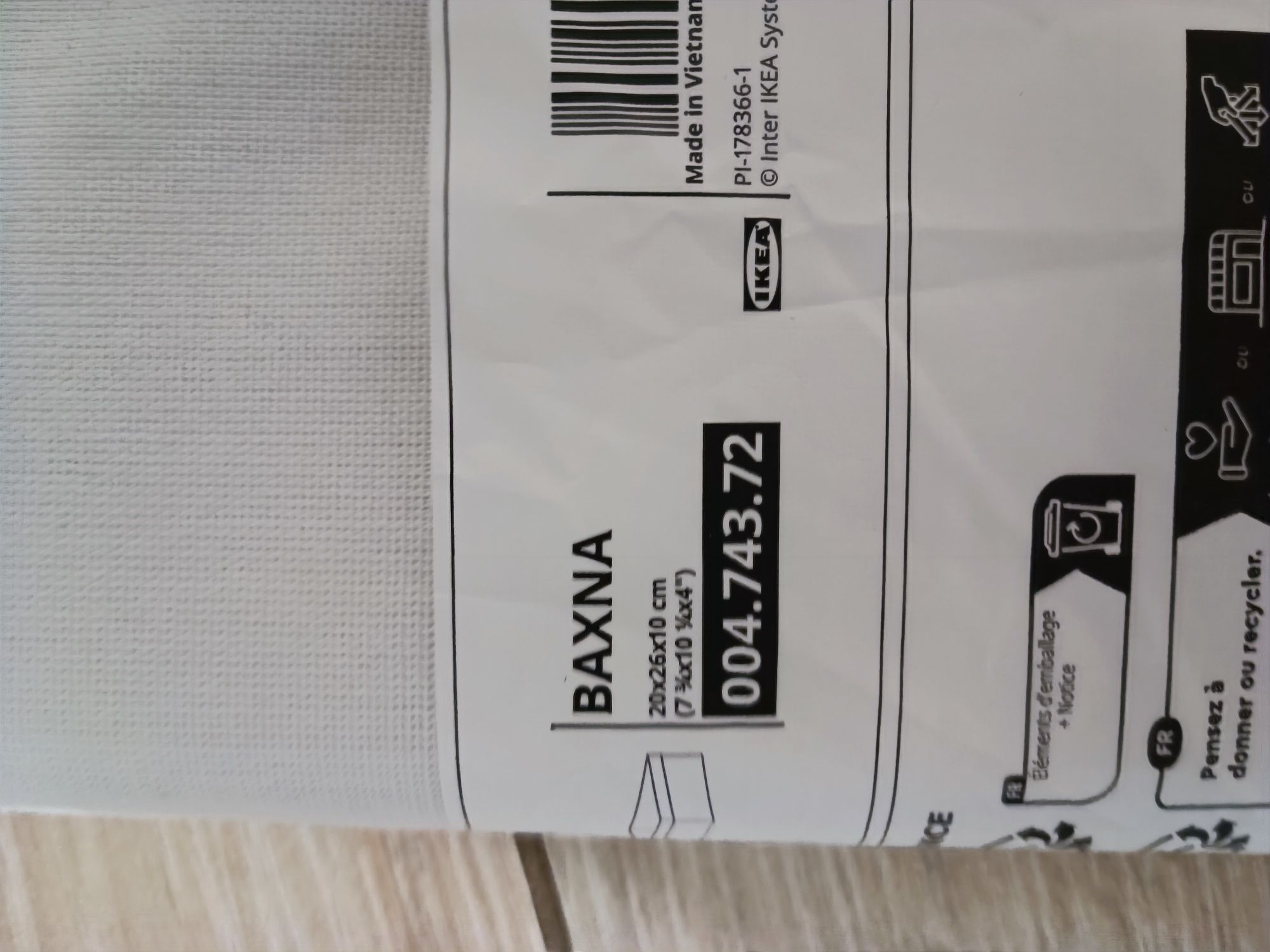 Baxna 2 pudełka nowe Ikea