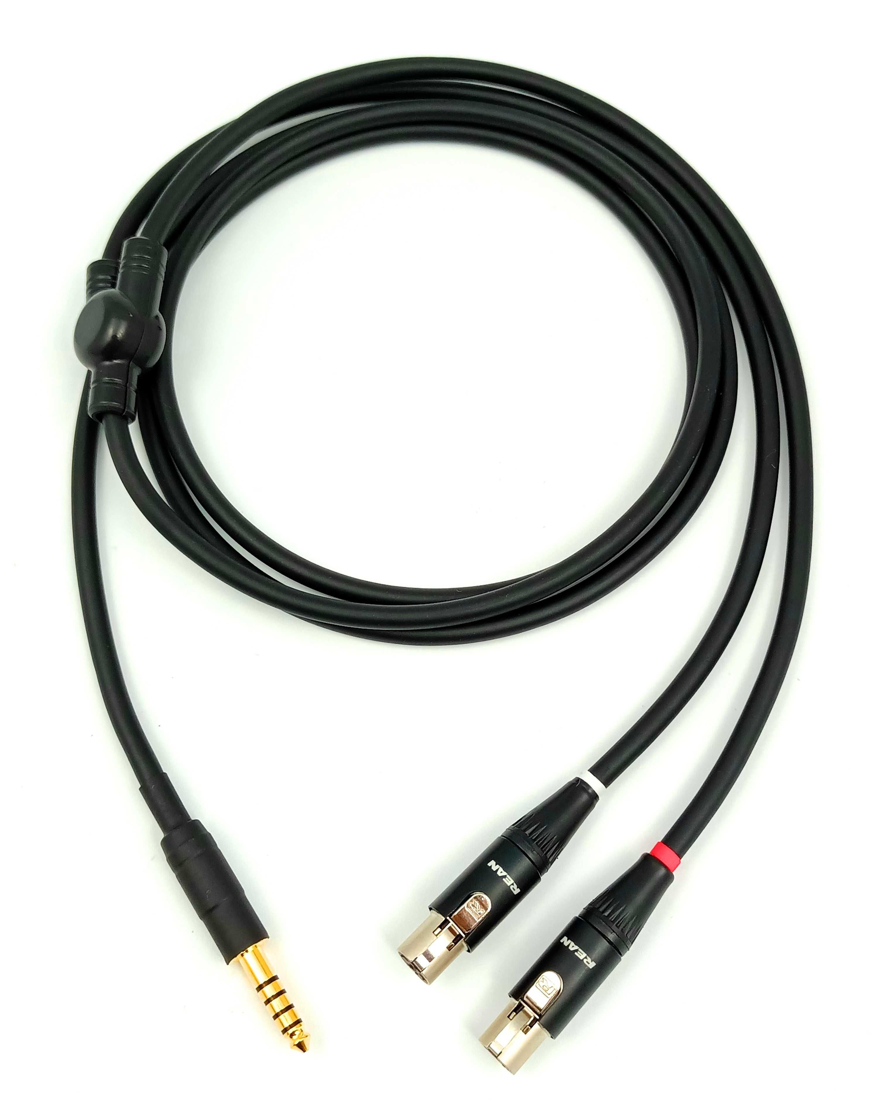 AUDEZE LCD-2, LCD-3, LCD-4, zbalansowany ręcznie wykonany kabel 4,4mm