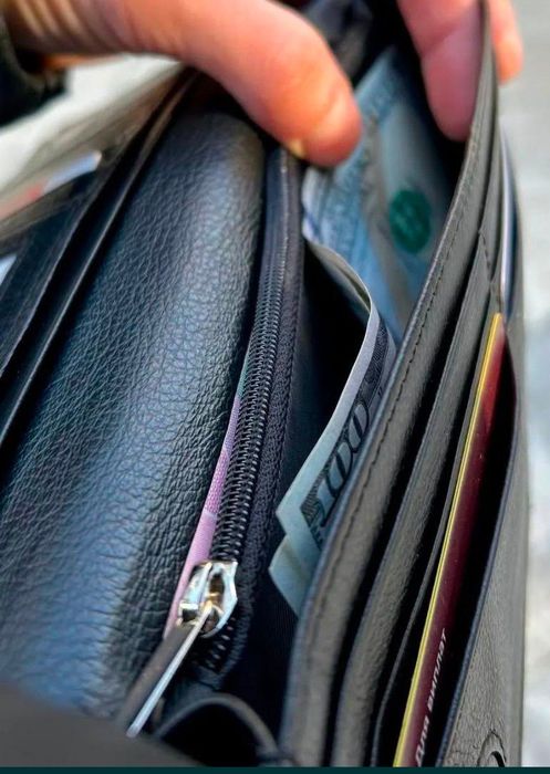 Мужская купюра на магнитах из натуральной мягкой кожи 

кожи качество