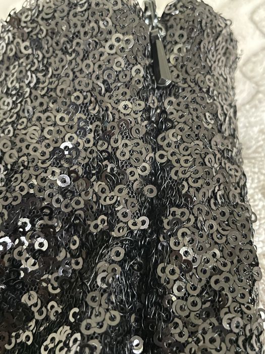 Чорні штани з паєтками H&M • Розмір 36 (S)