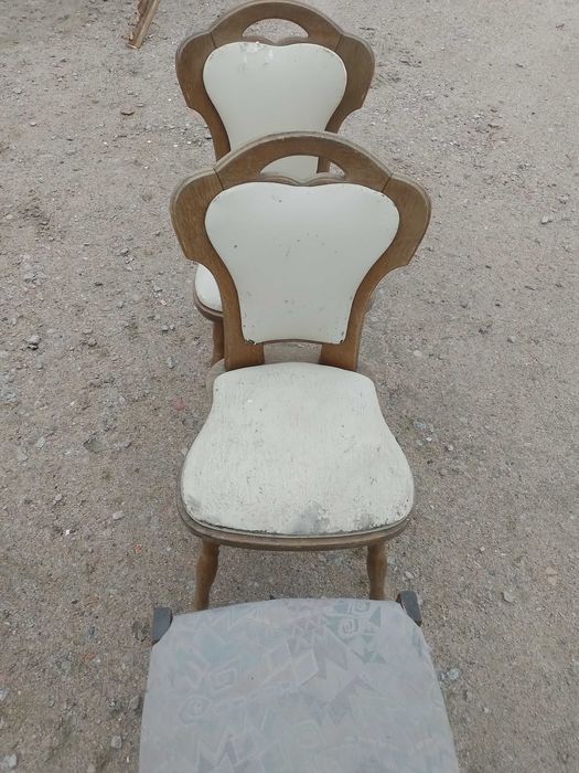 Stół drewniany masywny cieżki oggrodowy i inne na ogróď ,krzesła