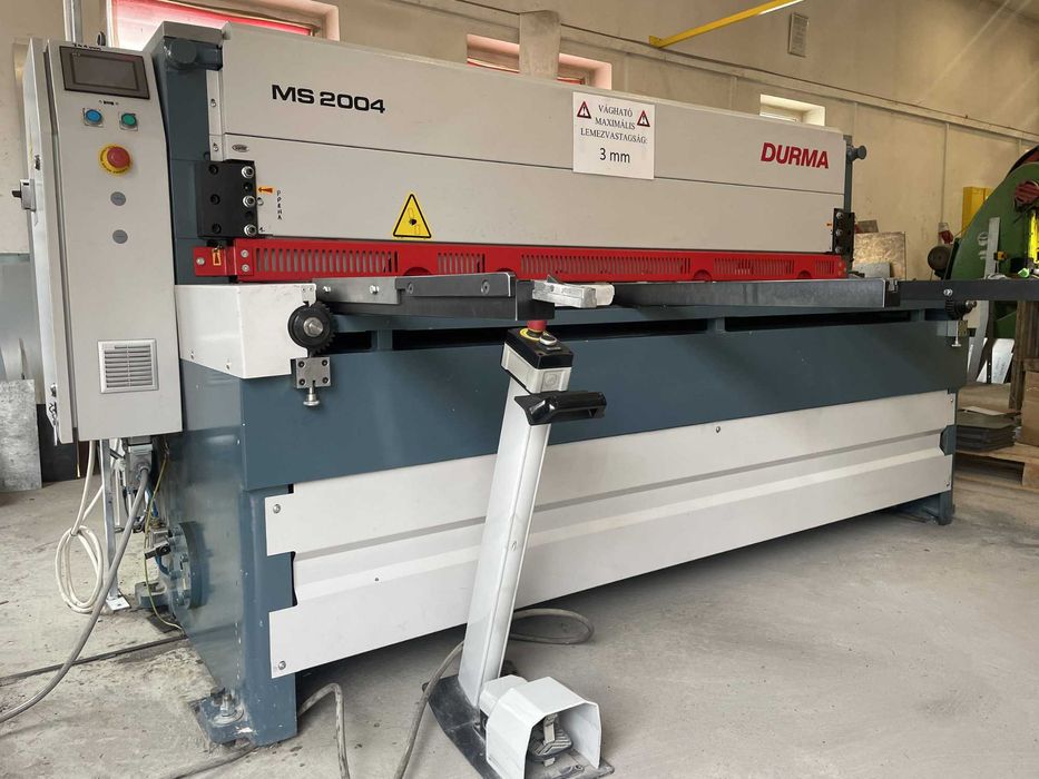 Gilotyna do blachy Durma MS 2004 NC (2022)