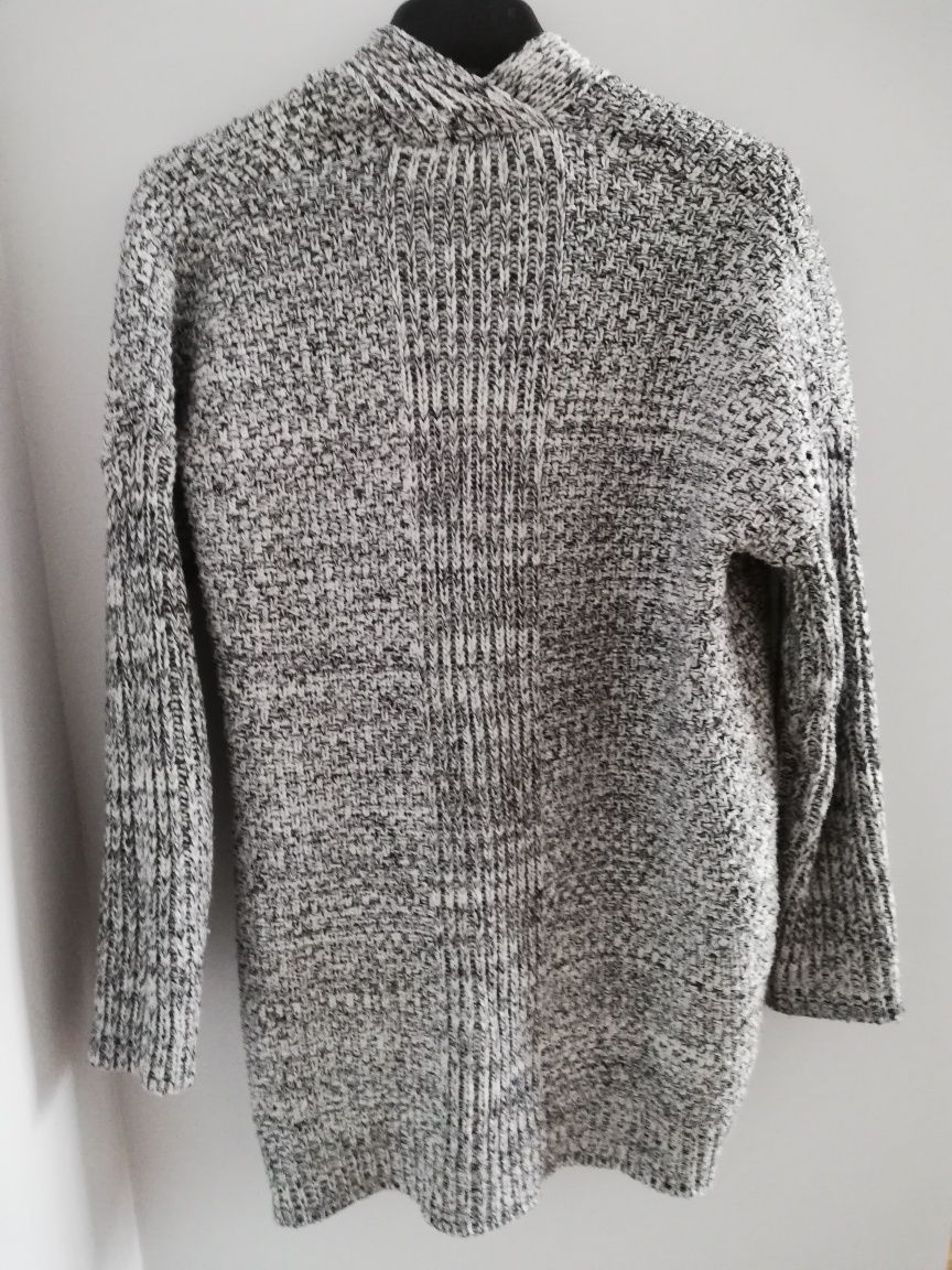 Kardigan z kieszeniami sweter sweterek oversize