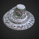 Trio porcelanowe Anglia Myotts Country Life Polowanie 1982r B5/033052