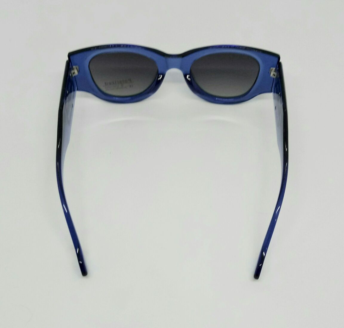 Balenciaga очки женские синей в прозрачной оправе поляризированые