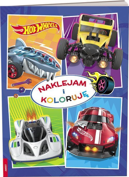 Hot Wheels Naklejam I Koloruję  .