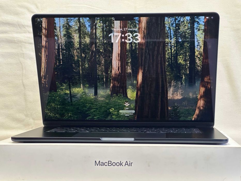 MacBook Air M2 15’ 2023р. 16/500Gb , Midnight, 100% батарея, OPEN BOX
