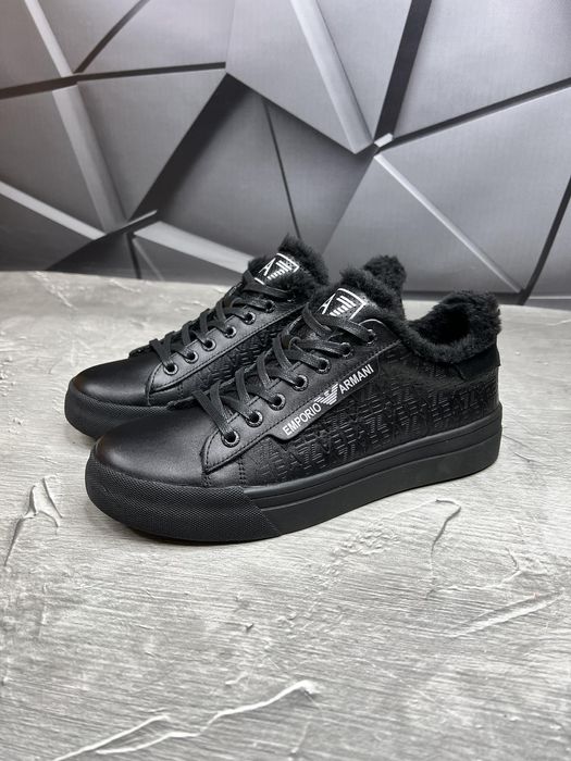 Зимние кроссовки -20° Армани мех
