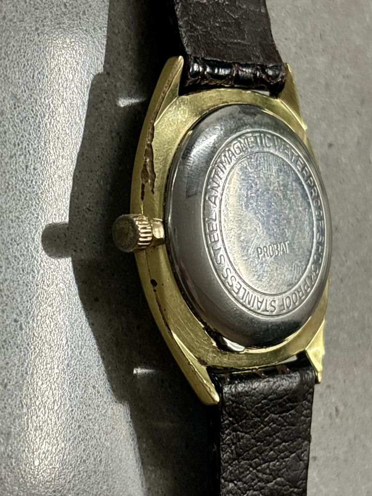 ZentRa Neptun Automatic Piękny złoty Zegarek Vintage Rzadki Unikat