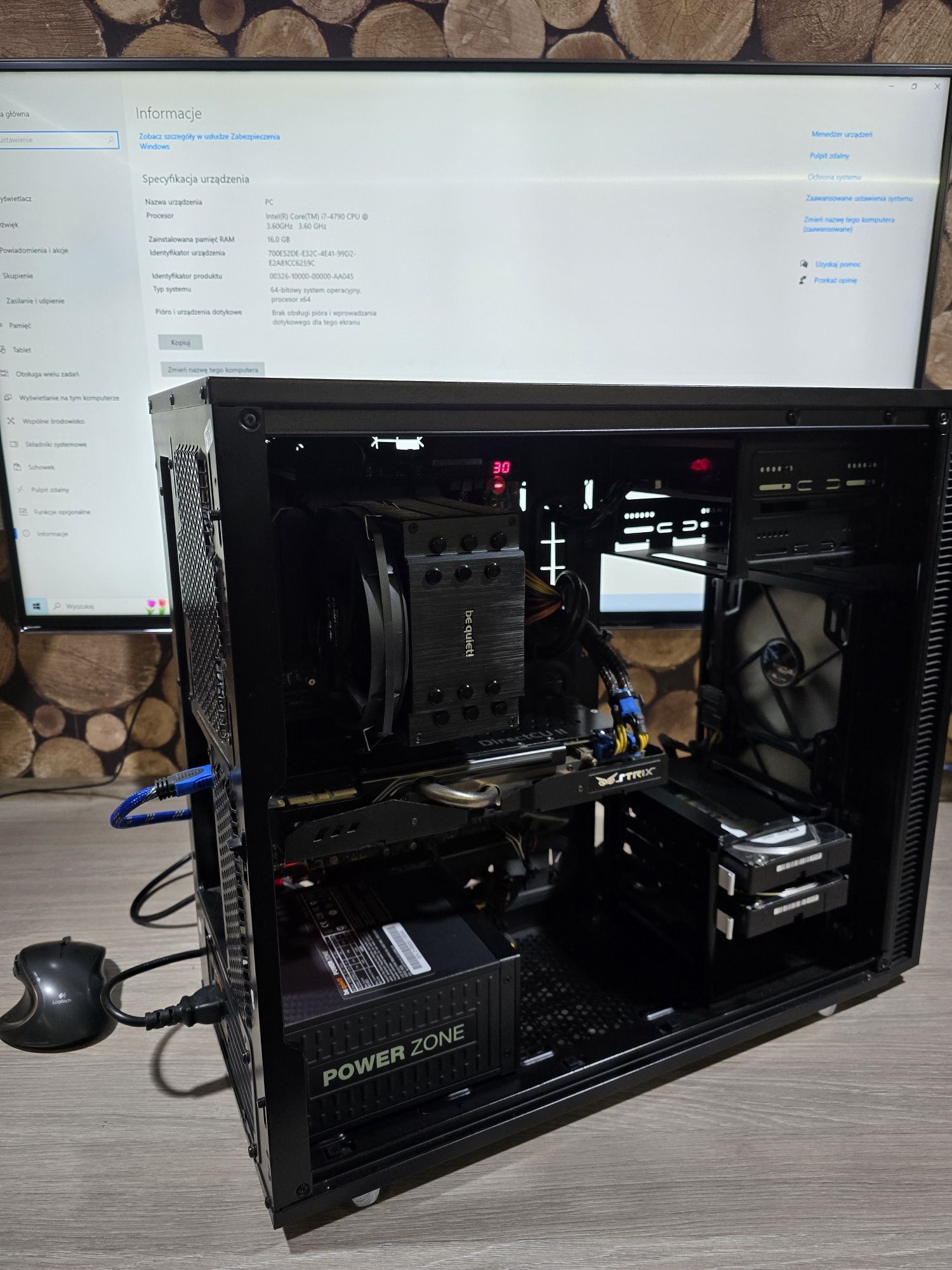 Komputer gamingowy i7 4790, gtx980, 16GB, 512 nvme, 6TB