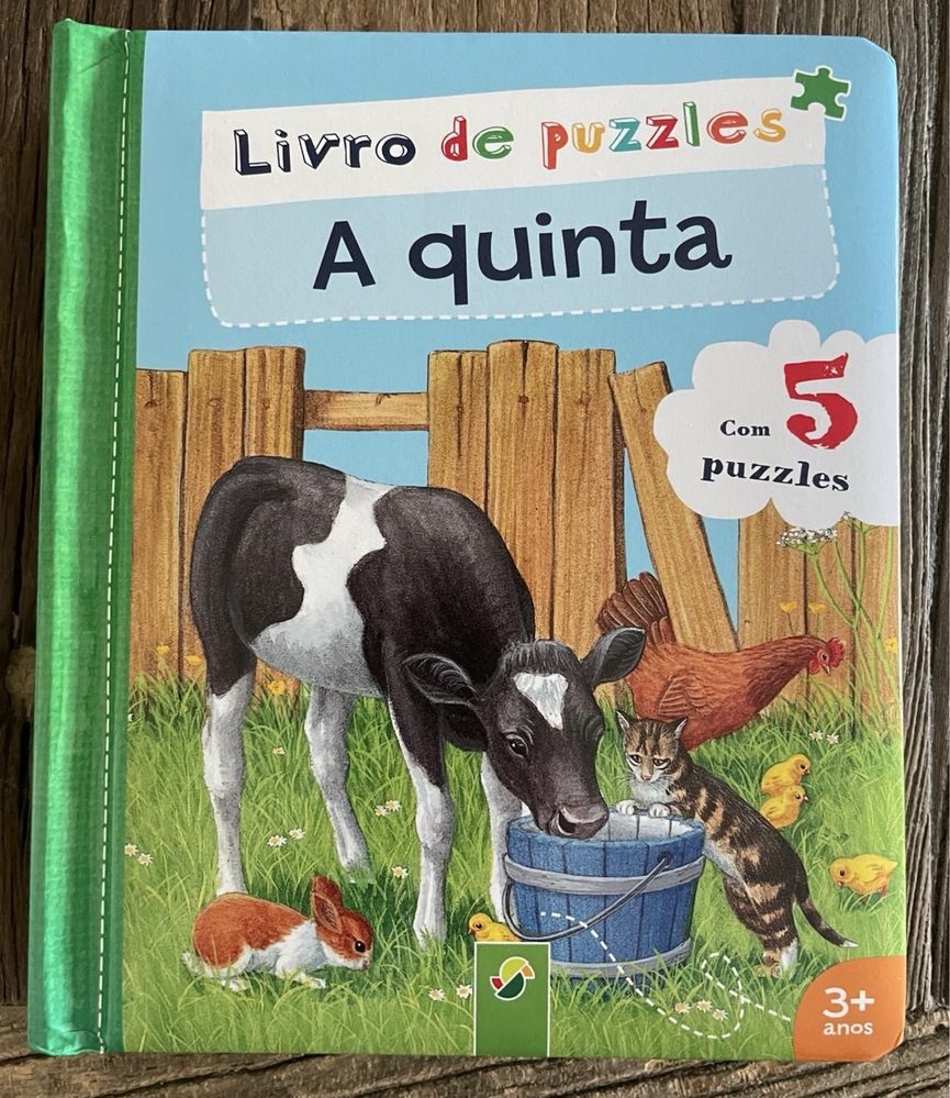 4 livros Puzzle - novos