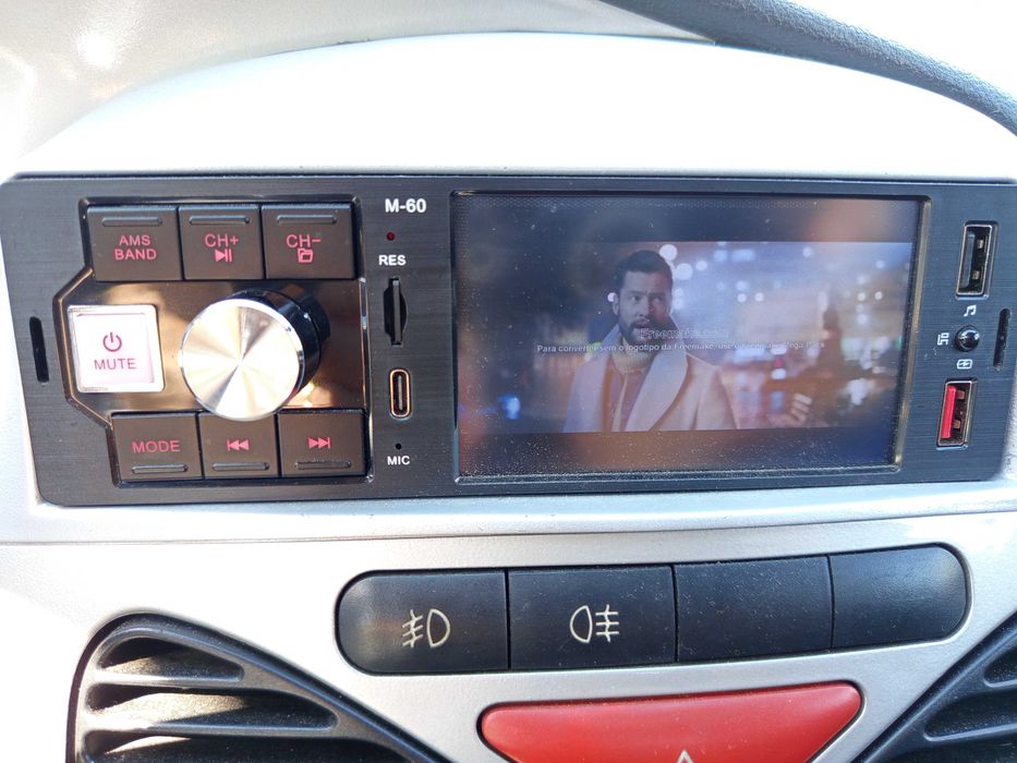 Rádio automóvel Bluetooth android 1 din