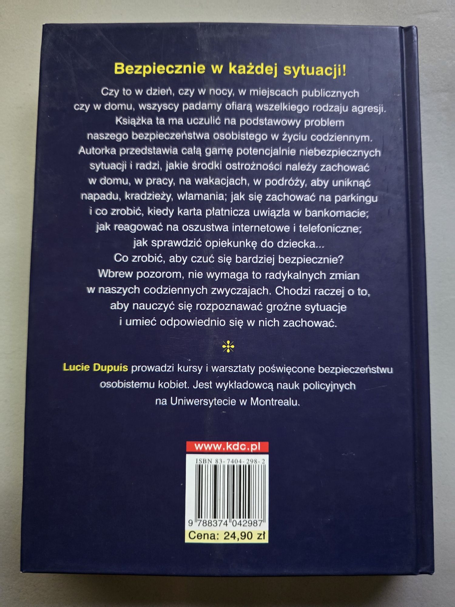 Lucie Dupuis Bezpieczeństwo osobiste