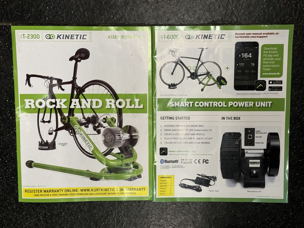 Trenażer Kinetic Rock and Roll plus Smart Control Power Unit