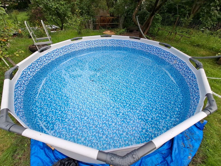 Nowy Basen Ogrodowy Stelażowy Okrągly Steel Pro 305x76 cm Bestway