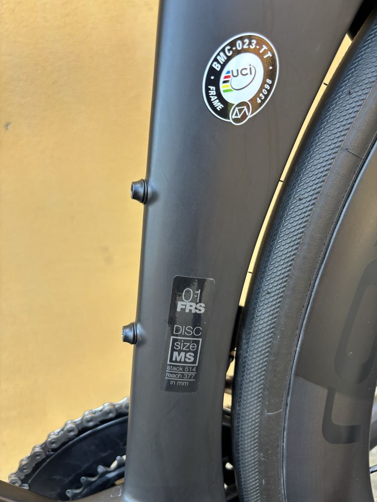 BMC Timemachine TM01 M-S ultegra  DI2, czasowy, triathlon, tri BEZ KÓŁ