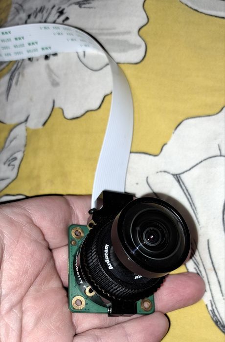 Kamera Raspberry Pi 12,3MPx i Obiektyw Fisheye M12 1,56mm z adapterem