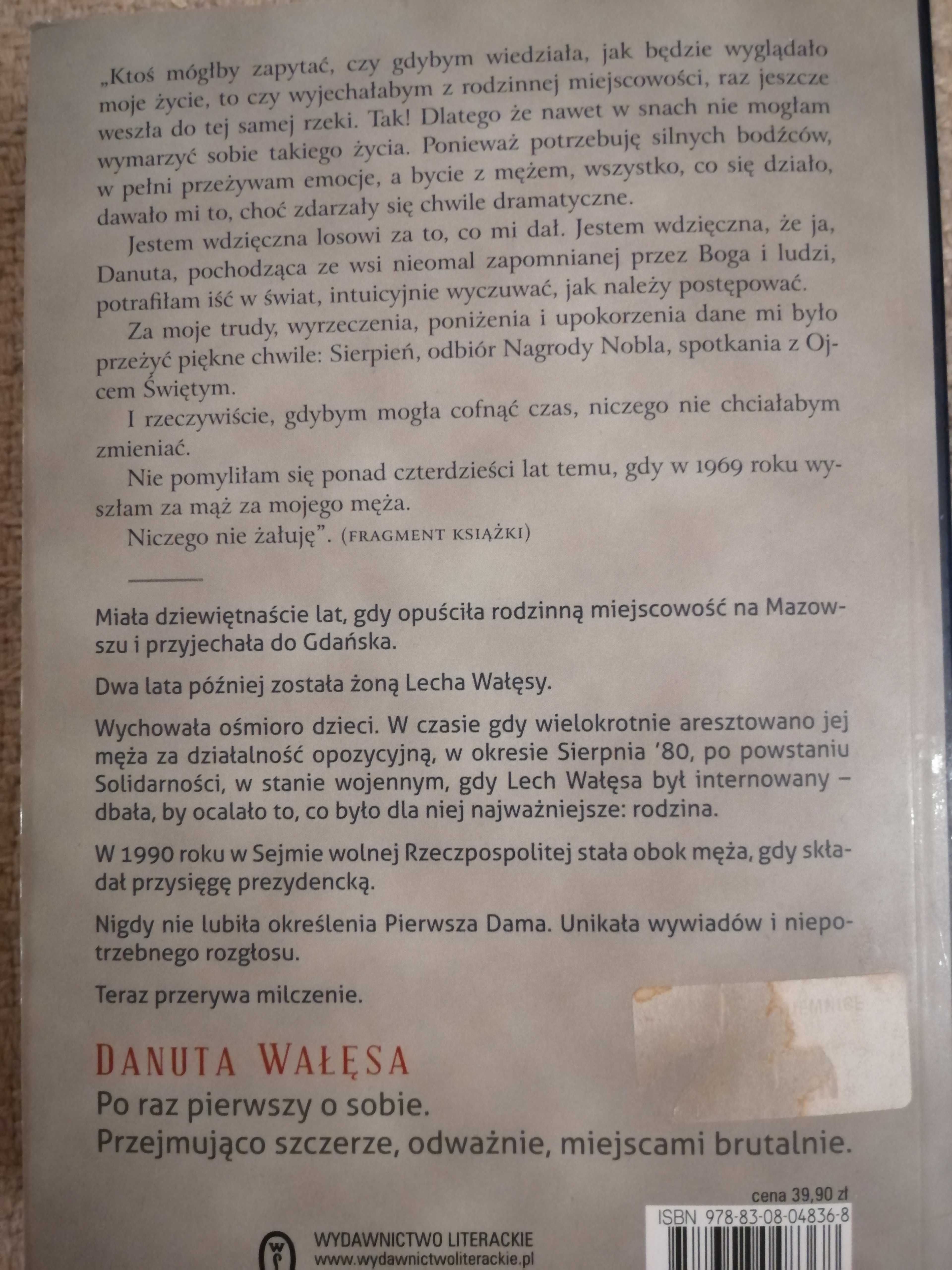 Książka Biografia Danuty Wałęsa