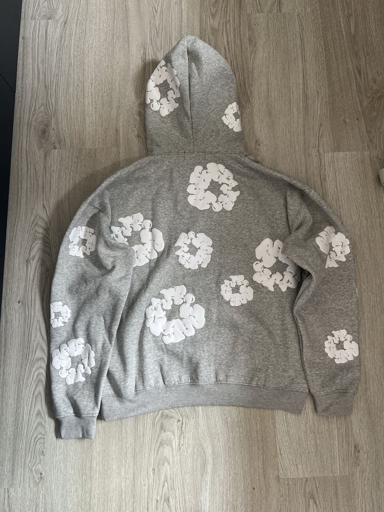 Hoodie Cinzento Denim Tears