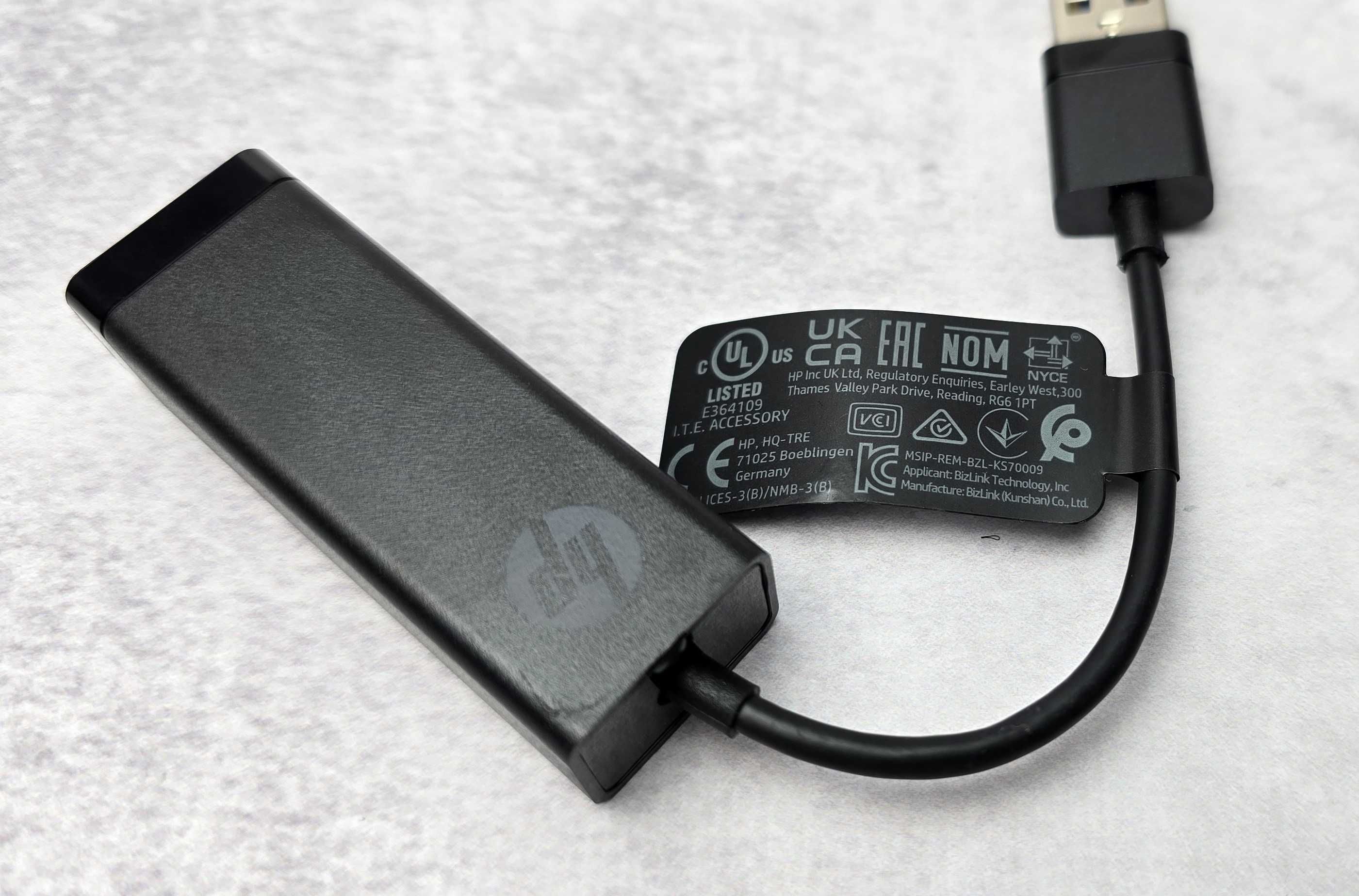 Перехідник HP USB to Gigabit RJ45 adapter Новий Гарантія 12 міс