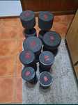 Halteres de 8, 10, 12 e 19 kg pesos musculação