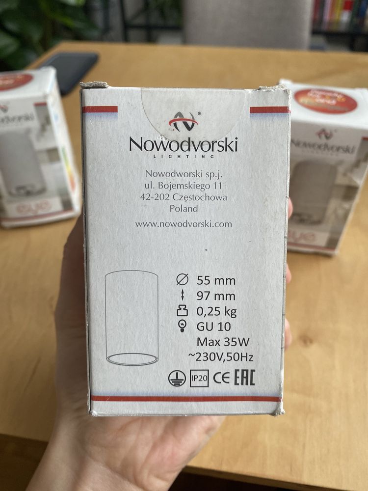 Novodworski eye spot lampka tuba biała