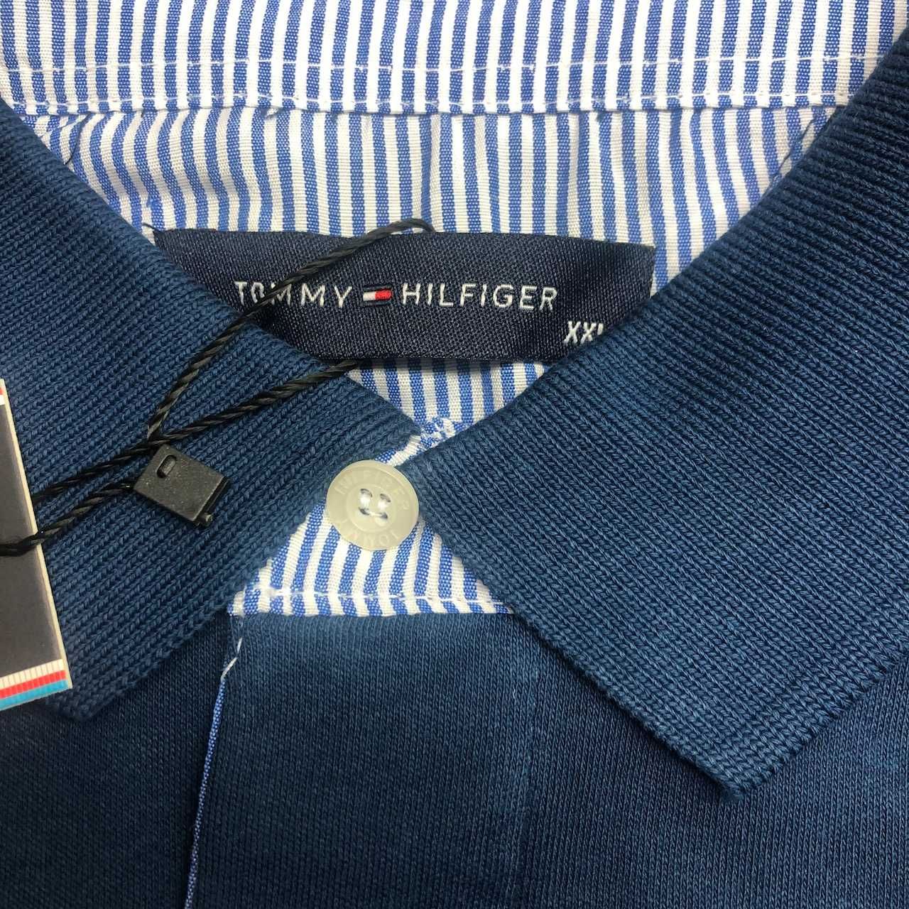 Polo męskie Tommy Hilfiger granat XXL